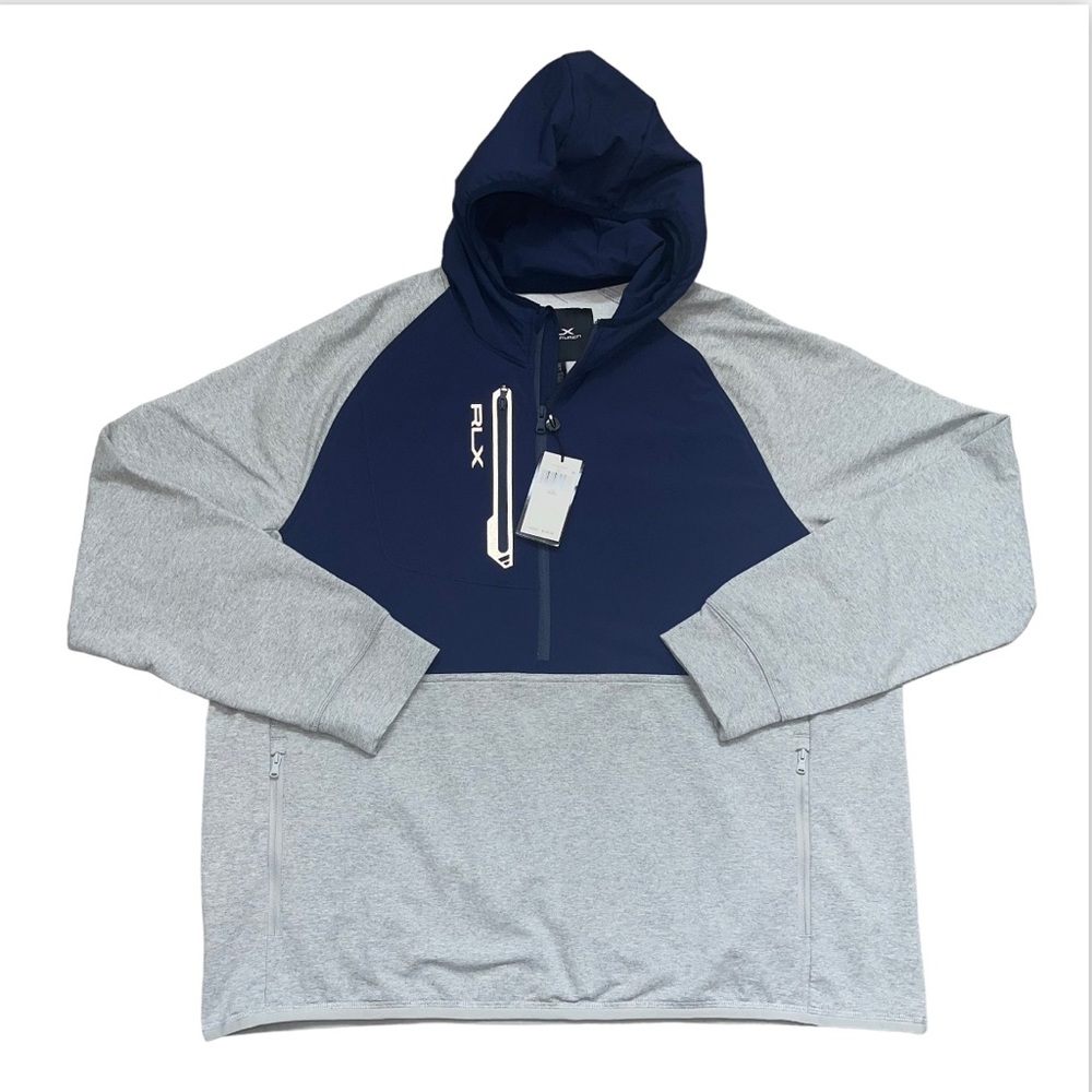 Ralph Lauren RLX 1/4 zip hoodie, NEW WITH TAGS